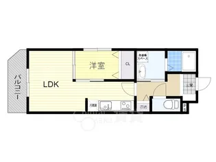 RIFF石橋阪大前【4階】の間取り