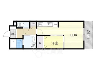 RIFF石橋阪大前【3階】の間取り