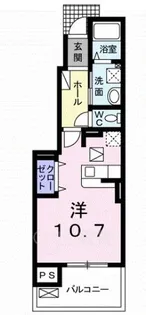 ラフェリオ1059【1階】の間取り