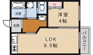 メゾン・ボヌール【2階】の間取り