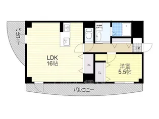 メゾンクレール【5階】の間取り