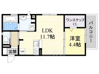 ベルメゾン池田【3階】の間取り