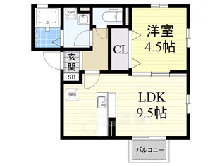 Excella見野(エクセラミノ)【2階】の間取り