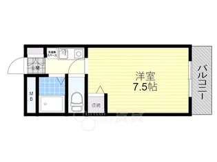 竹永ハイツ【2階】の間取り