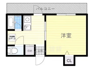 ウエストコア【4階】の間取り