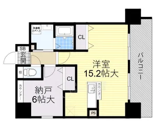 ウィスタリア三国【3階】の間取り