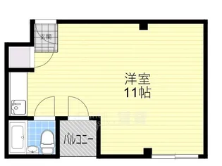 グローバル南豊中【2階】の間取り