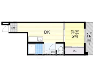 庄内フラッツ【3階】の間取り