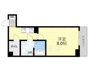 Ritz SQUARE domani【8階】の間取り