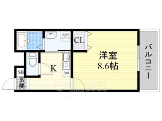 プルーデンス箕面セントラル【2階】の間取り