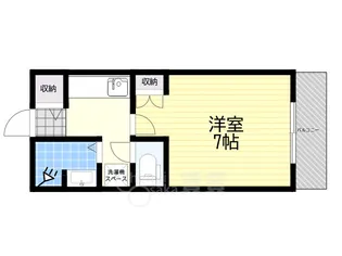 豊中東邦ハイツ【1階】の間取り