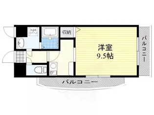 ブロード千里中央【2階】の間取り
