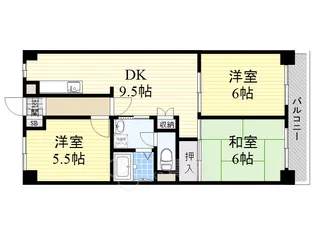 東光苑【4階】の間取り