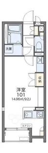 プレジオ豊南【2階】の間取り