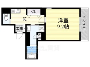 arriate北桜塚【1階】の間取り