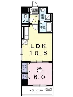 グレイスフルイースト【3階】の間取り