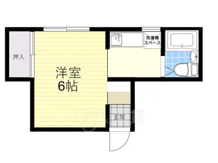 FKハイツ大和【3階】の間取り
