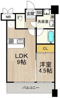 プレジオ緑地公園【12階】の間取り