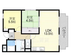 フローレンス石橋【2階】の間取り