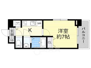 エルシア池田【5階】の間取り