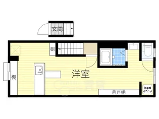 JS豊中A棟【2階】の間取り
