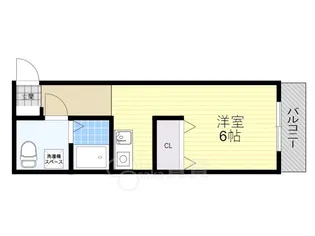 エルフ豊中【3階】の間取り