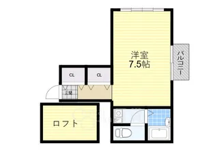 サンライズファースト【1階】の間取り