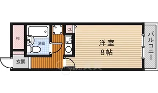 ユニハイツ2【2階】の間取り