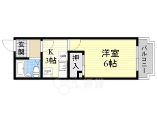 ブライトンヒルズ箕面【2階】の間取り