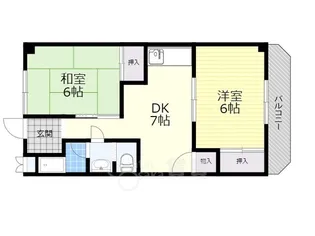 光マンション【1階】の間取り