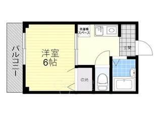 ゆかりハイツB棟【1階】の間取り