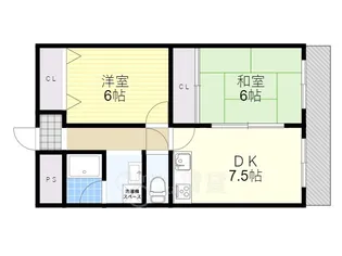 阪急曽根ユーリプラザ2【3階】の間取り