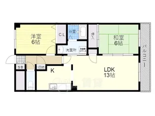 サンライズ・フレア【2階】の間取り