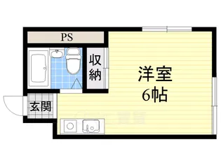 クレセル箕面【1階】の間取り