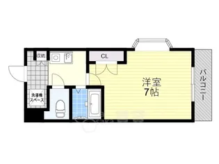 ハイツコンフォートB棟【1階】の間取り