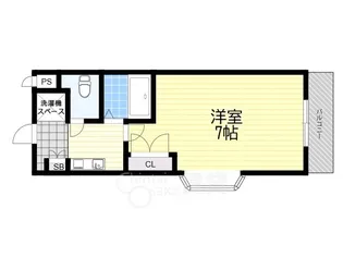 ハイツコンフォートB棟【3階】の間取り