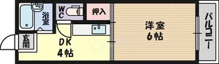 大阪府吹田市千里山西1丁目【アパート】の間取り