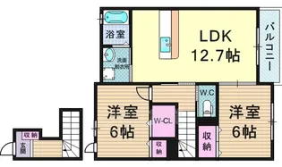 フォレスト【2階】の間取り