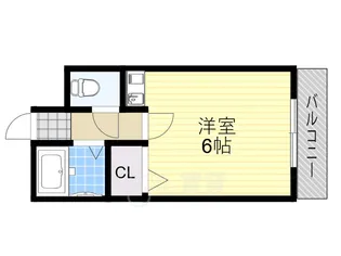 大阪府吹田市岸部南2丁目【マンション】の間取り