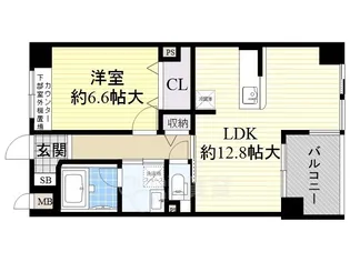 グランミーテ緑地【3階】の間取り