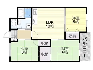 ロイヤルハイツ神田【3階】の間取り