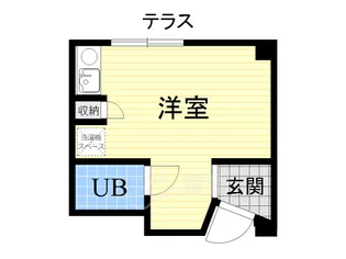 1Rの間取り画像