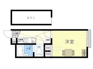 コンポステラ服部【1階】の間取り