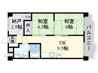ハイツフルカワ【3階】の間取り