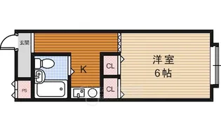 ハイム多摩【2階】の間取り