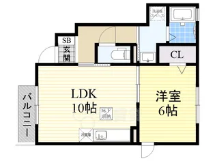 エシャロットMINAMI 2【1階】の間取り