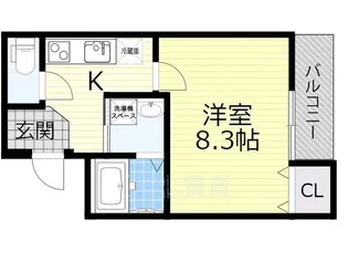 フジパレス石橋サウス【2階】の間取り