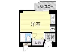 1Rの間取り画像