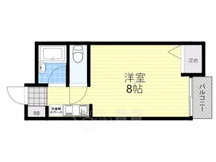 静佳ハイツ【3階】の間取り