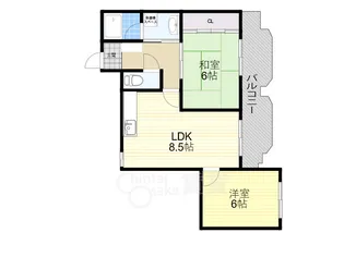 ベルフォーレ永楽荘【3階】の間取り